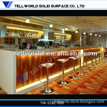 Mordern Artificial Marble Restaurant Bar Counter Design